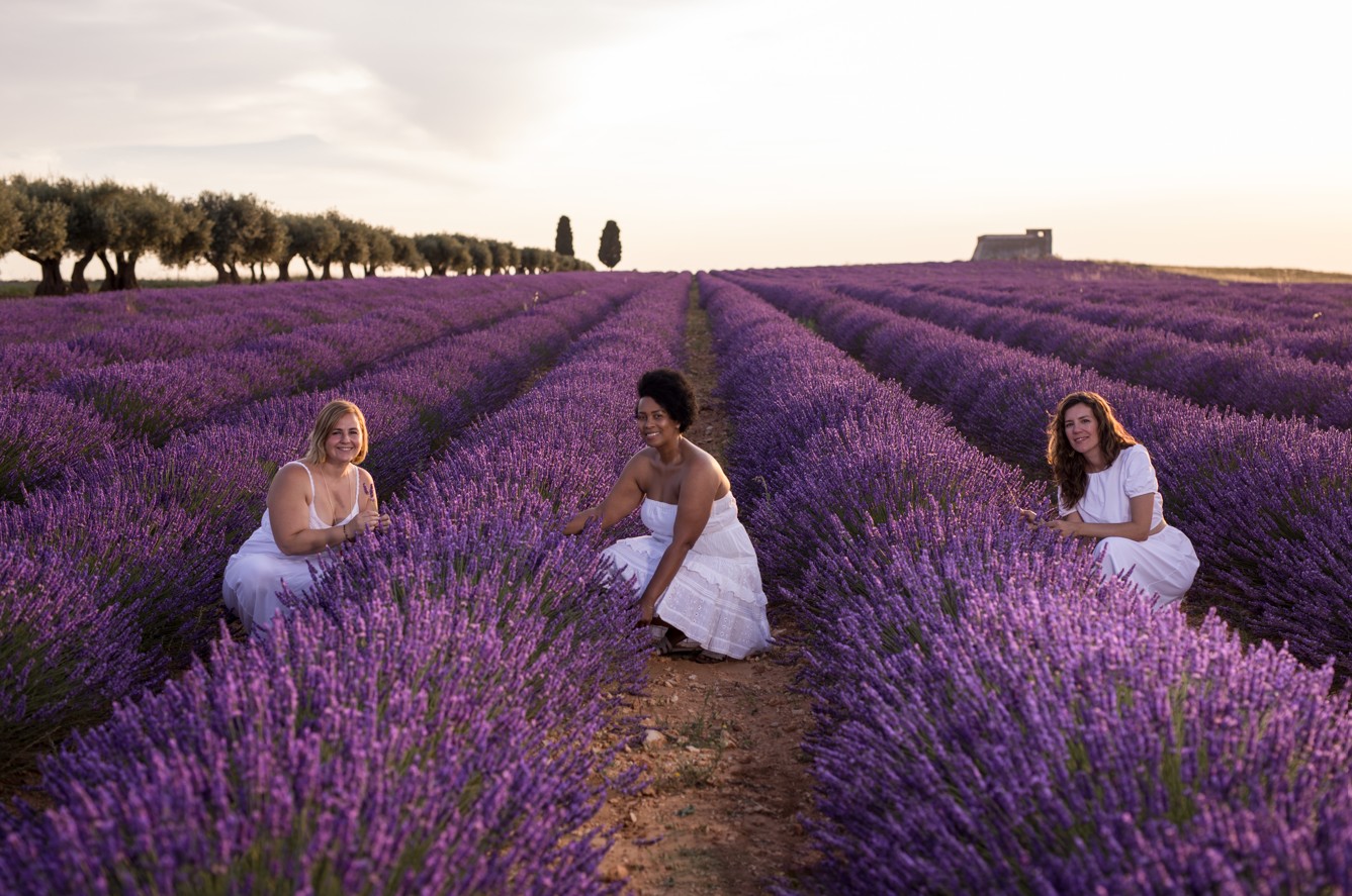 Image of the lavender field, one of the municipality’s most characteristic settings. Imagine yourself surrounded by purple fields, the sun setting on the horizon, and the unmistakable scent of lavender filling the air.