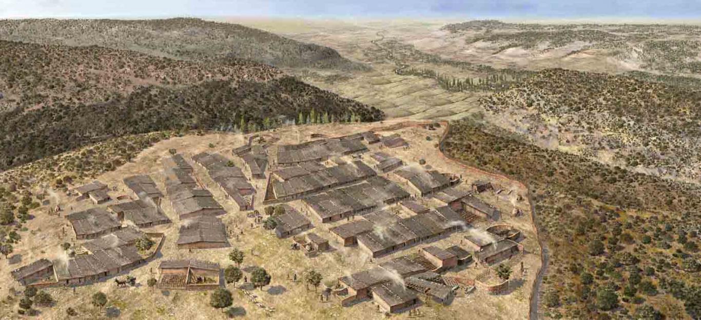 Yacimiento carpetano de El Llano de la Horca, contiene los restos de los antiguos moradores de estas tierras.