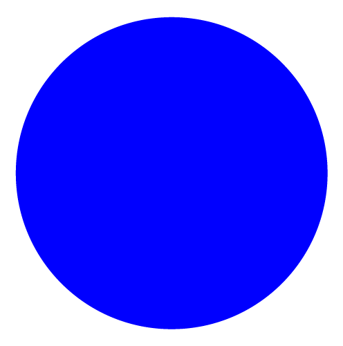 Círculo azul