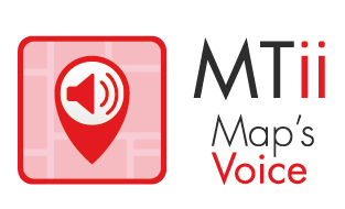 Logotipo logo mapas M T i i, M T i i maps voice