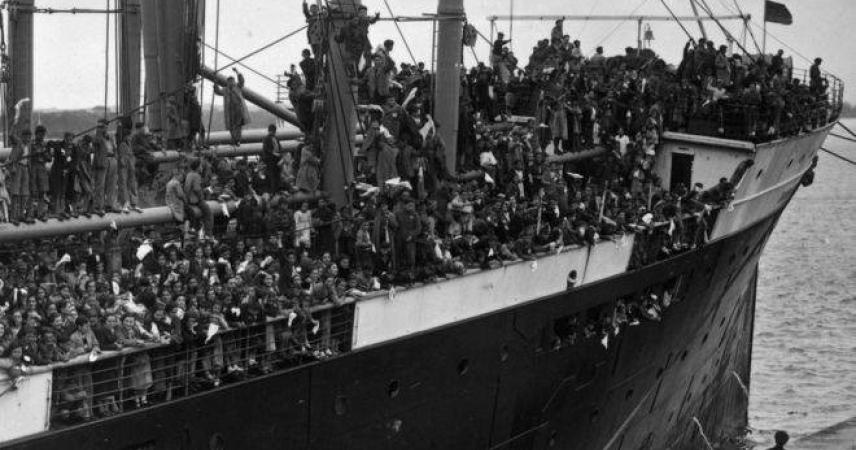 Homenaje a los niños y niñas de la guerra