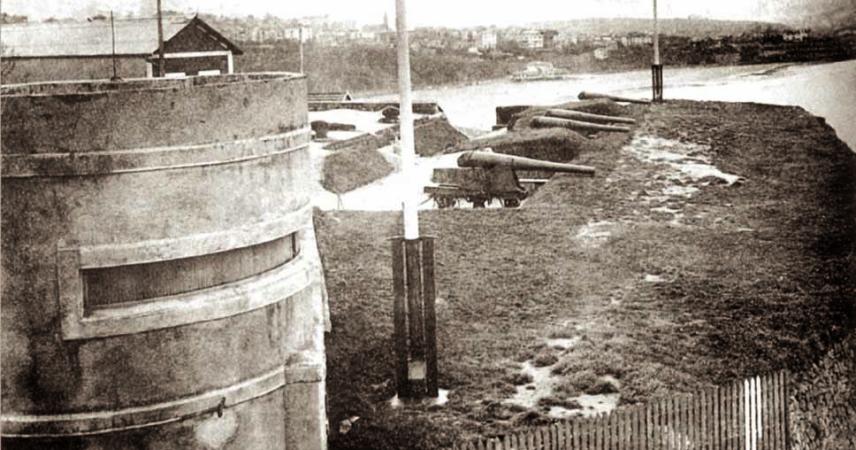 Old image of the port of Getxo