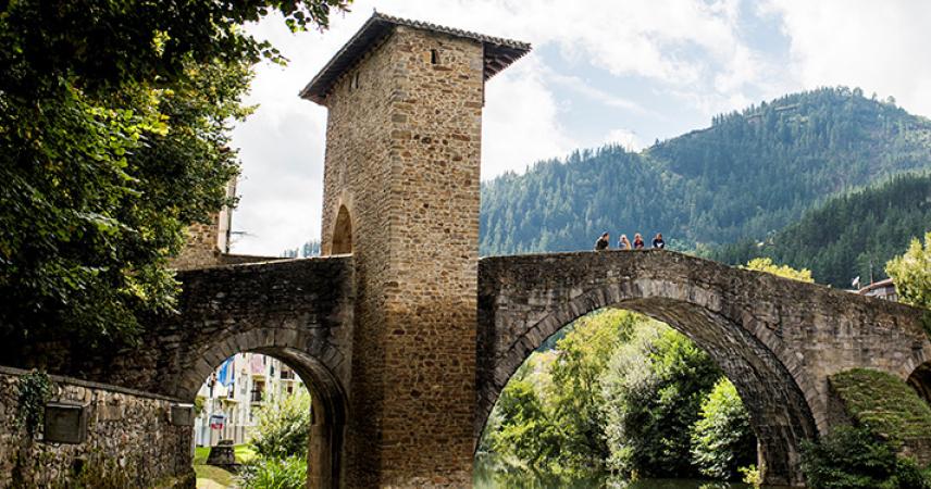Medieval bridge in Balmaseda